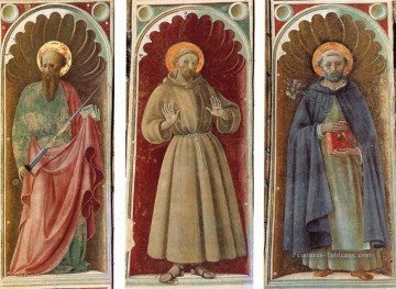  rome art - Sts Paul Francis et Jérôme début de la Renaissance Paolo Uccello